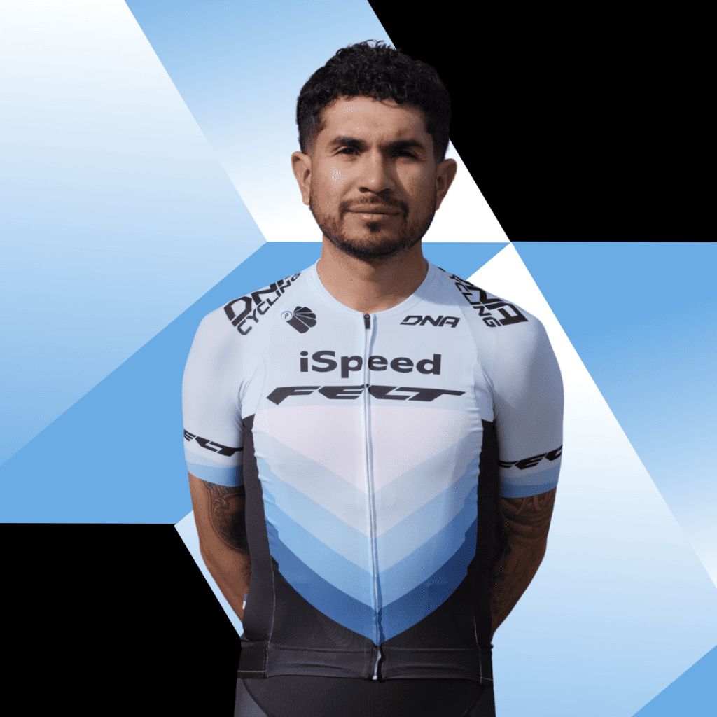 Giovanni-Romero iSpeed FELT cycling team member profile photo wearing iSpeed FELT cycling jersey