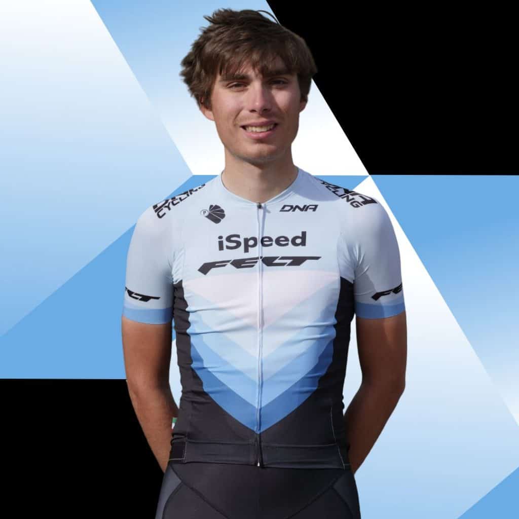 Thomas Fuller iSpeed FELT cycling team member profile photo wearing iSpeed FELT cycling jersey